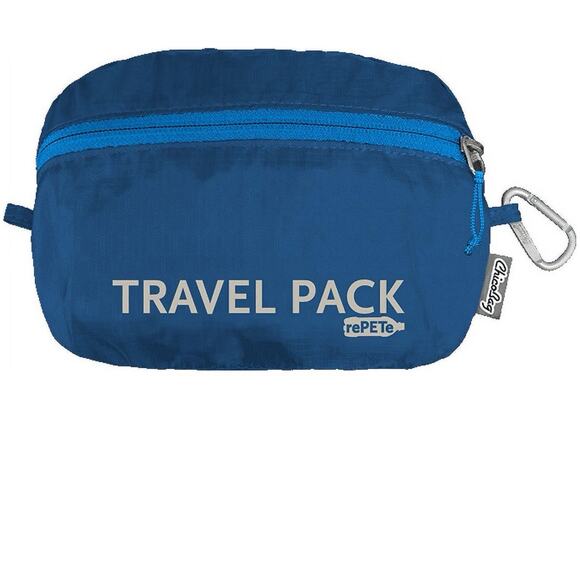 ChicoBag Travel Pack rePETe Compact Recycled Backpack - Poseidon / Blue - Picture 3 of 7